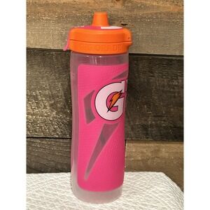 Gatorade 30oz GX Water‎ Bottle Orange Pink BPA Free USA Sports Football